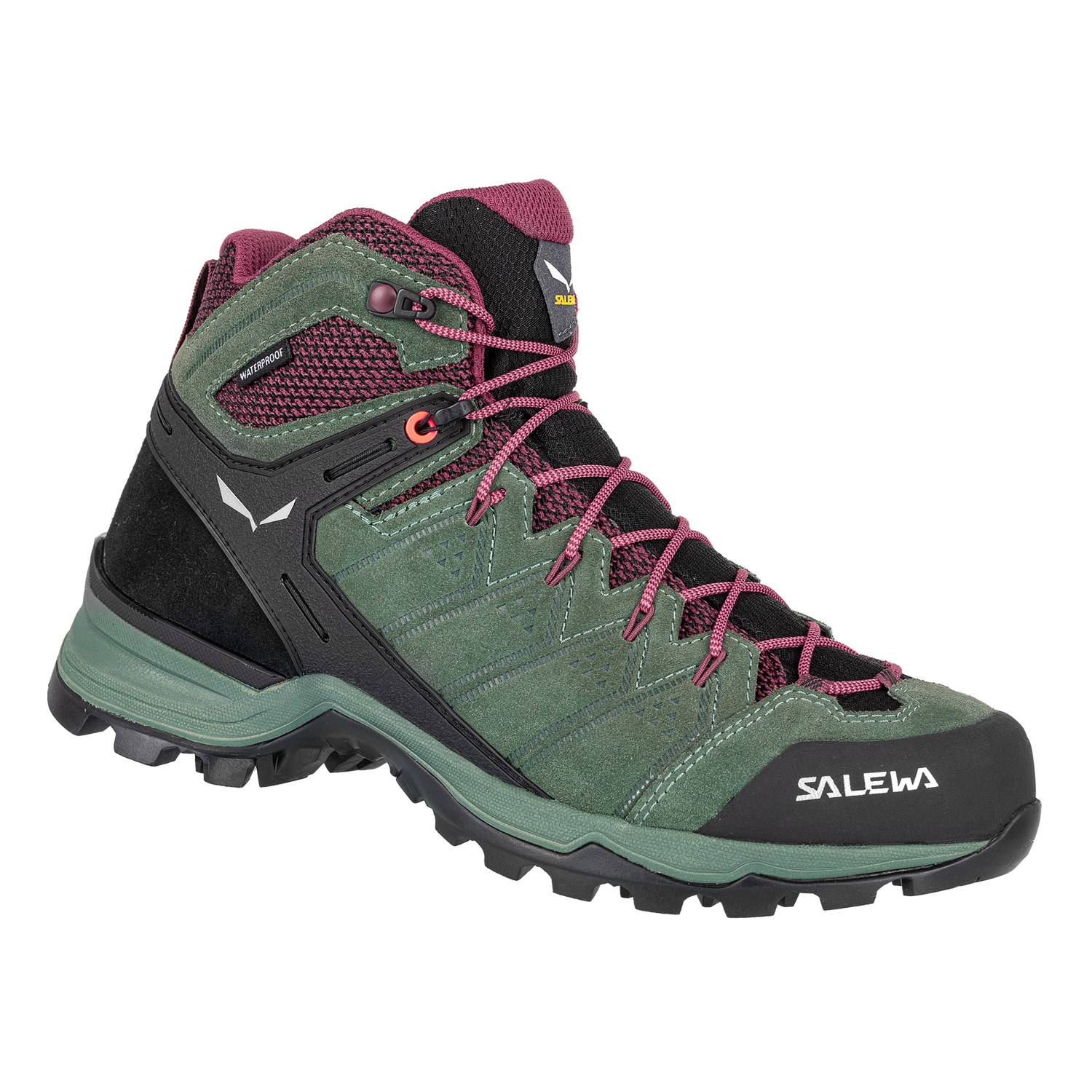 Salewa Alp Mate Mid Waterproof Bayan Yürüyüş Ayakkabısı Yeşil Türkiye 148025TSL
